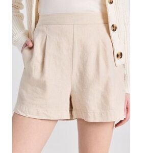 Madewell Pull On Shorts In Linen Cotton Womens Size XL